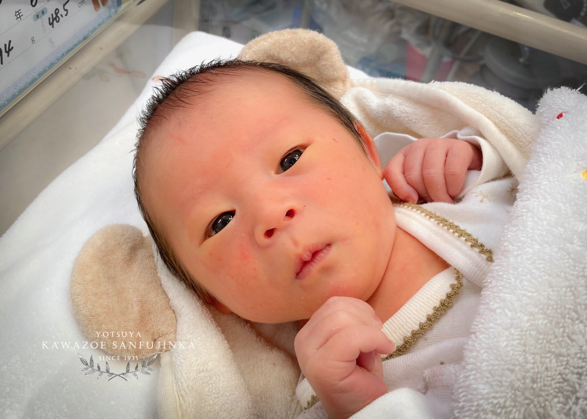 とてもフレンドリーで赤ちゃんが大好きな副院長先生